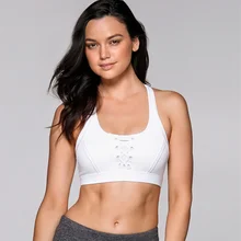 

Sportswear Sports Bras Women Crop Top Cropped Padded Bra WhiteTank Top Vest Solid Fitness Stretch Women's Tanks Workout Bras
