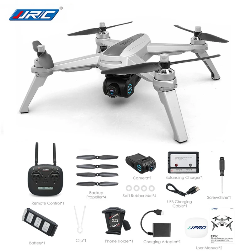 Радиоуправляемый Дрон JJRC JJPRO X5 вертолет с Wi Fi FPV дроны GPS позиционирование