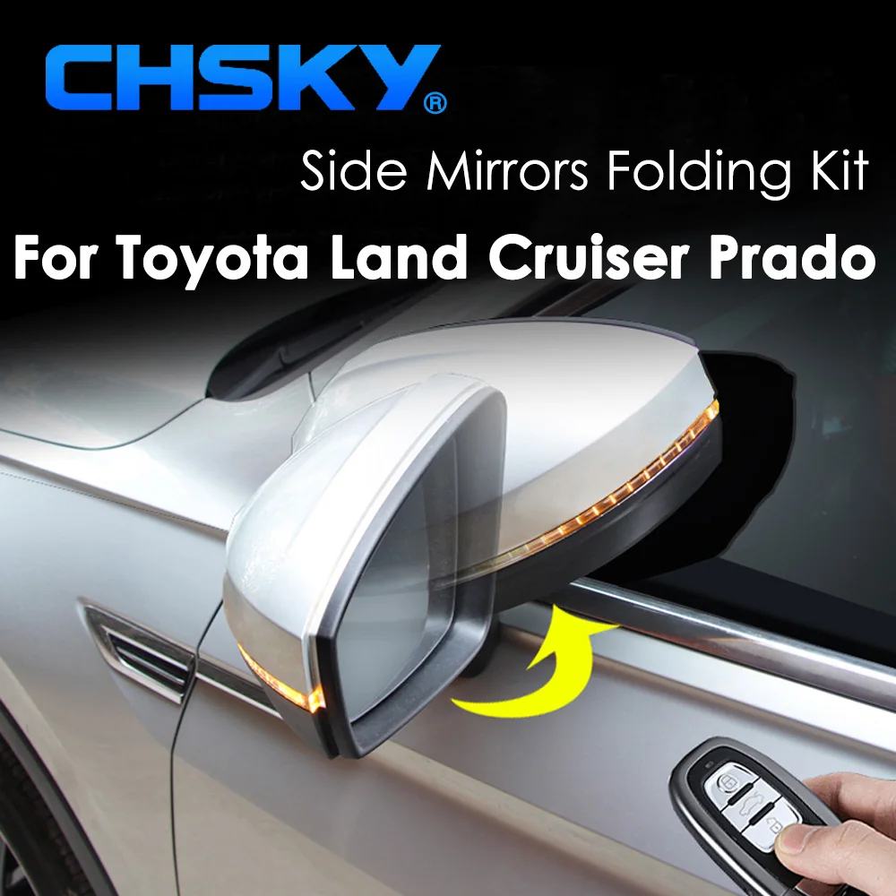 Automatic Folding Heated Indicator Driver Side Mirror For Toyota Prado 2700 4000