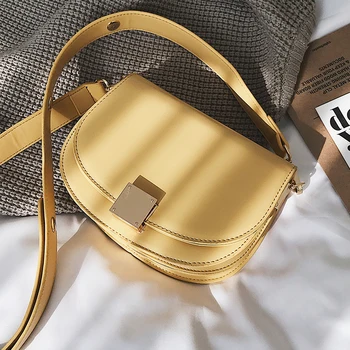 

Bag for women 2020 new fashion casual simple retro wild shoulder slung saddle bag