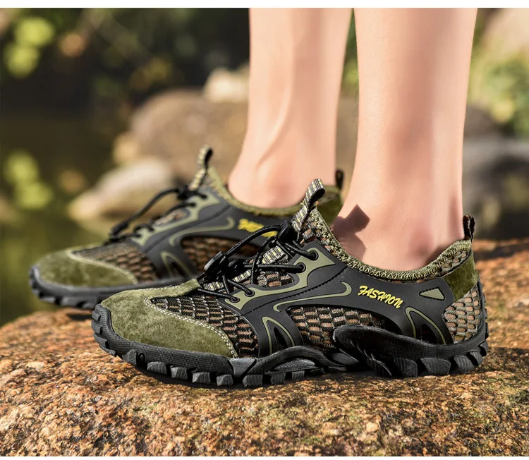 livre lazer sandálias malha respirável sapatos