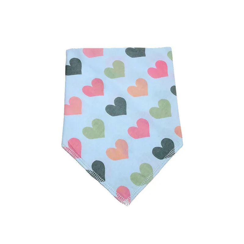 PUDCOCO Baby Feeding Head Scarf Towel Bib Boys Girls Cute Bandana Saliva Triangle Dribble Toddler Painting Drawing Pocket - Цвет: 5