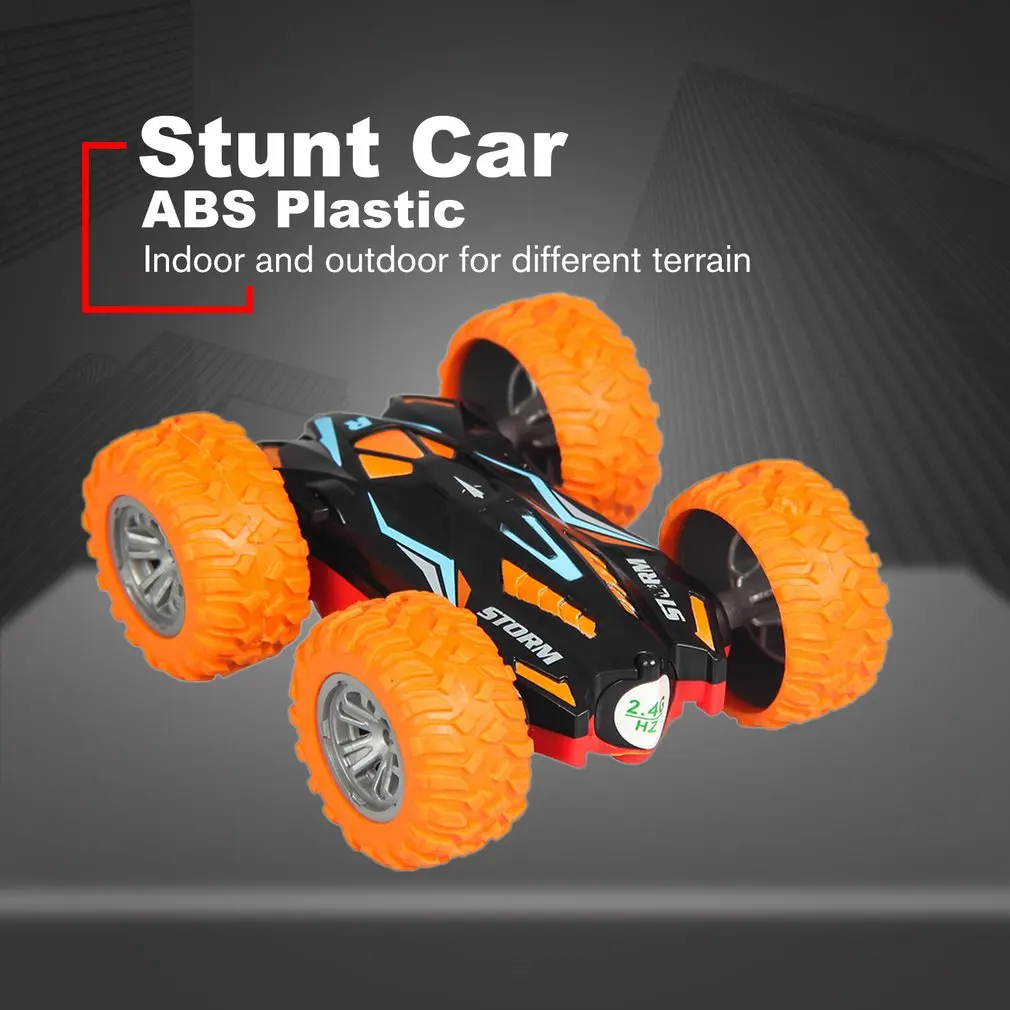 Create Toys 8031 1/48 RC Stunt Car 2,4G двухсторонний Флип 360 Вращение Внедорожный гоночный автомобиль для детей подарок багги автомобиль