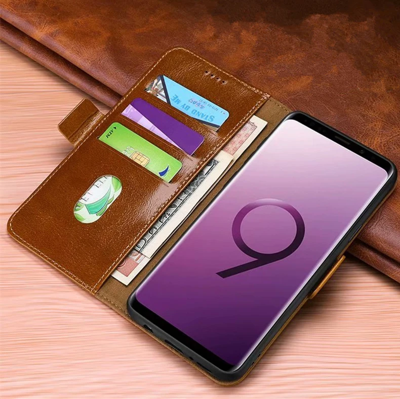 genuine leather flip case  (10)
