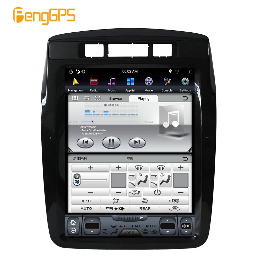 Best Tesla Android 9.0 PX6 Built-In Wireless DSP CARPLAY Car Multimedia Radio For Volkswagen/VW Touareg 2010+  Navigation Head unit 3