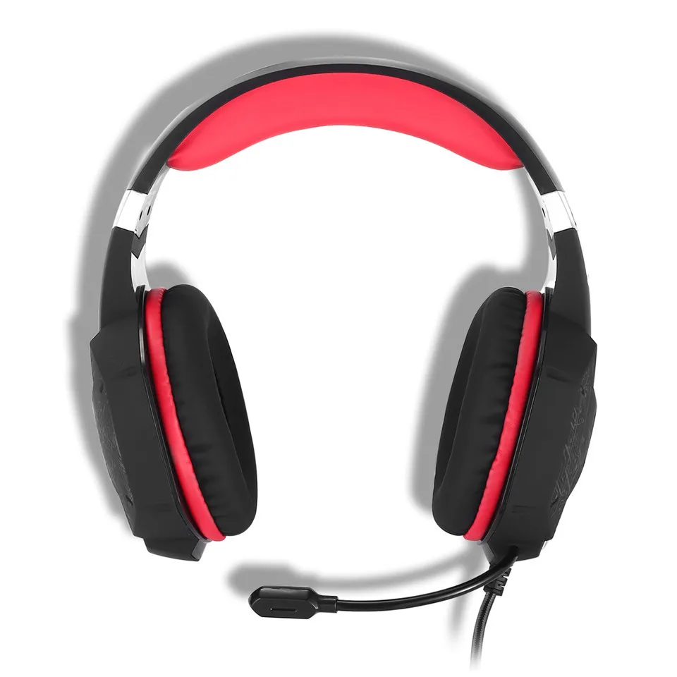 KOTION EACH G1000 Stereo Gaming Headphones Over Ear PC Gamer Headset with Microphone Breathing LED Light for Computer Game (9)
