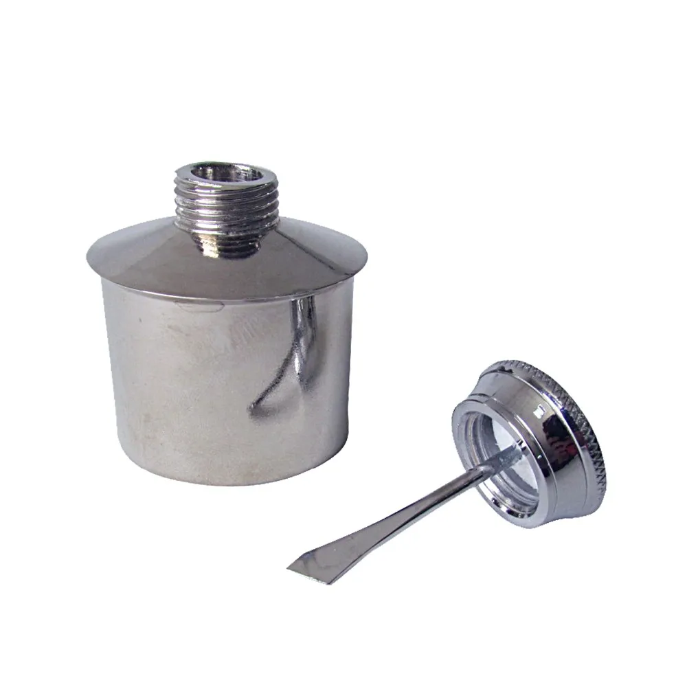 Tourbon Stainless Steel Gun Oil Bottle Silvery Can Mini Pot High