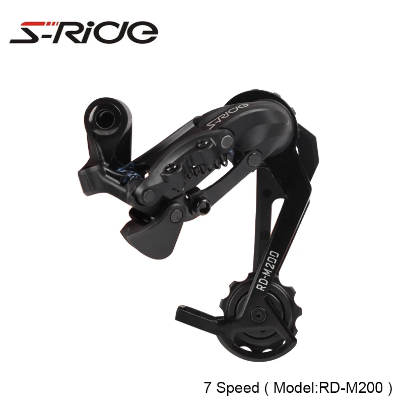 S-ride RD-M200 MTB для велосипедов, мотоциклов 7 задний переключатель скорости наружная Экипировка велосипедиста задняя цепь переключения Shimano сочетаемый части велосипеда