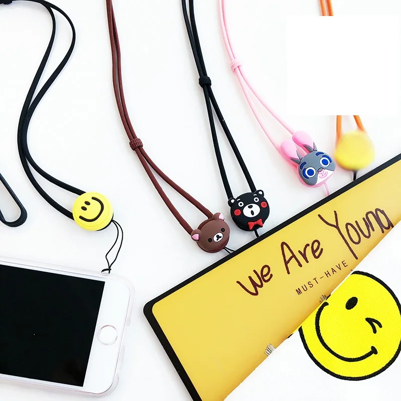 الهاتف المحمول الرقبة حزام حامل مفتاح سلسلة الهاتف قلادة Kawaii الرقبة الحبل السائبة مخصص ل بطاقة مفتاح الهاتف المحمول سلسلة handkette