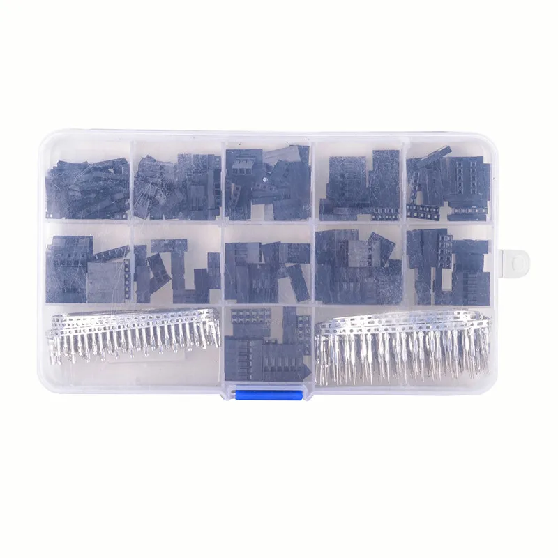 620pcs Dupont Wire Cable Jumper Pin Header Connector Housing Kit +M/F Crimp Pins Connector Terminal Pitch With Box
