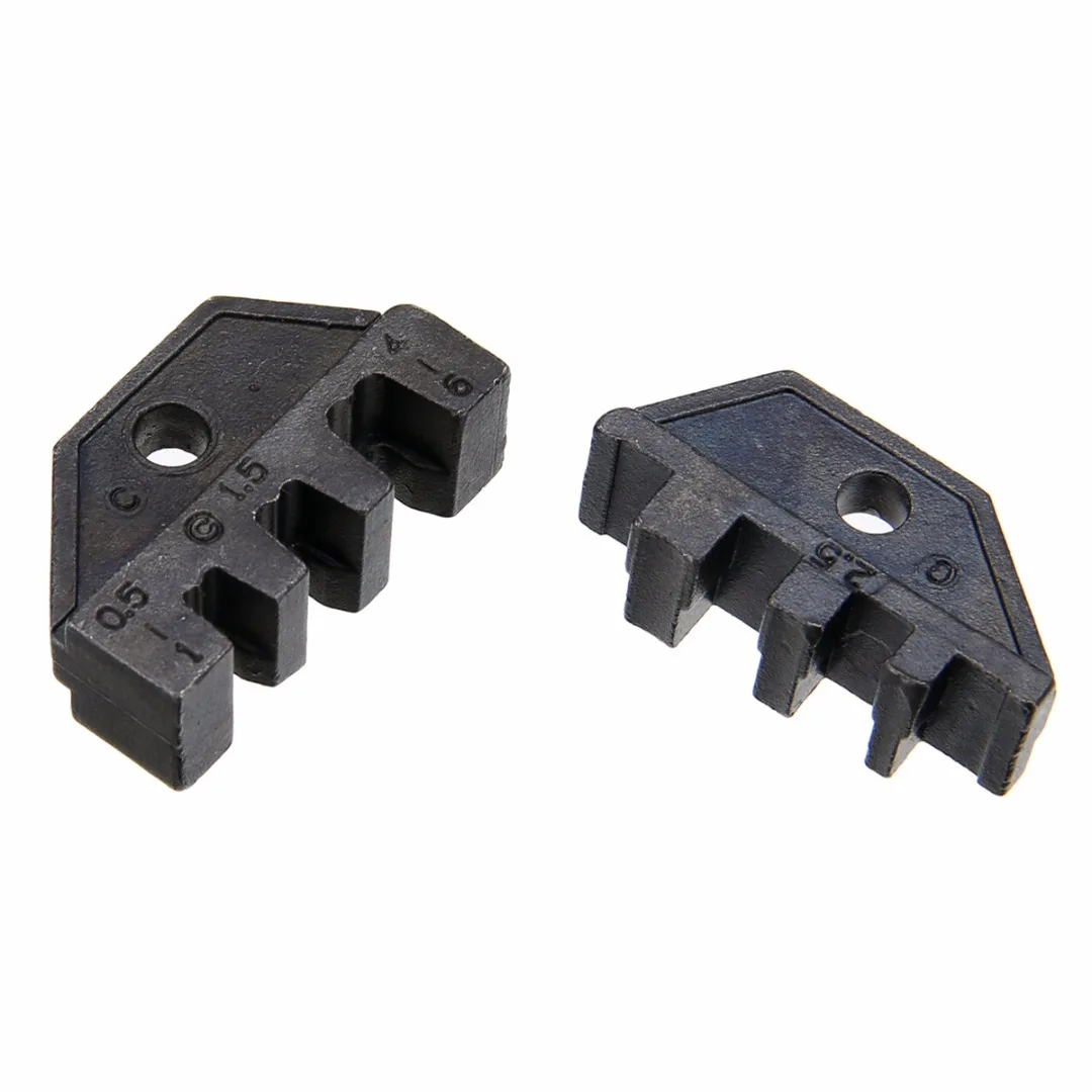 high Hardness Crimping Plier Cutting Tool 230C Ratchet Wire Cable Crimper Head Insulated Bare Terminal Jaw Steel Alloy