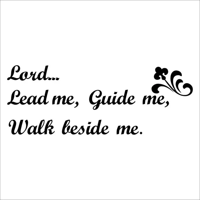 -Lord-Lead-Me-home-decor-flowers-English-quotes-home-decor-PVC-wall-stickers-vinyl-living (4)