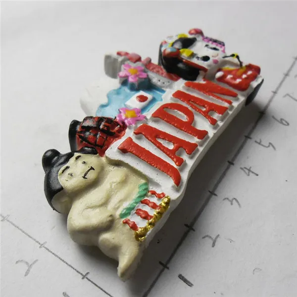 Japan Mt. Fuji Sumo Kimono Geisha Tourist Souvenir Figures Fridge Magnets - Sumo 4