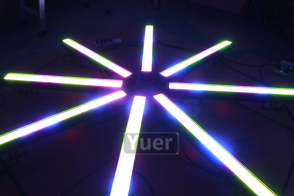 New384Pcs светодиодный s пиксель rgb настенная шайба Свет бегущая лошадь DMX512 звуковой контрольный светодиод бар DJ диско свет вечерние Клубные