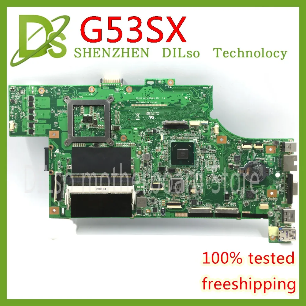 KEFU G53SX ل ASUS G53S G53SW VX7 VX7S اللوحة 4 فتحات RAM اللوحة المحمول REV2.0 اختبار العمل 100% KEFU G53SX ل ASUS G53S G53SW VX7 VX7S اللوحة 4 فتحات RAM اللوحة المحمول REV2.0 اختبار العمل 100%