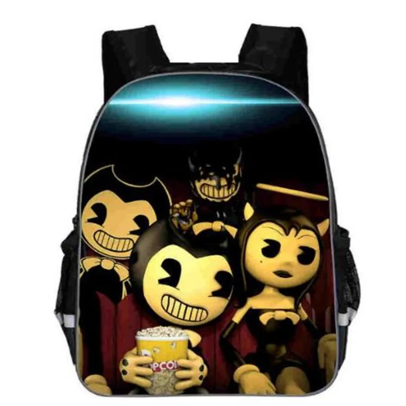 

And The Ink Machine Backpack For Children School Bags Cartoon Game Printing Book Backpack Daily School Backpacks