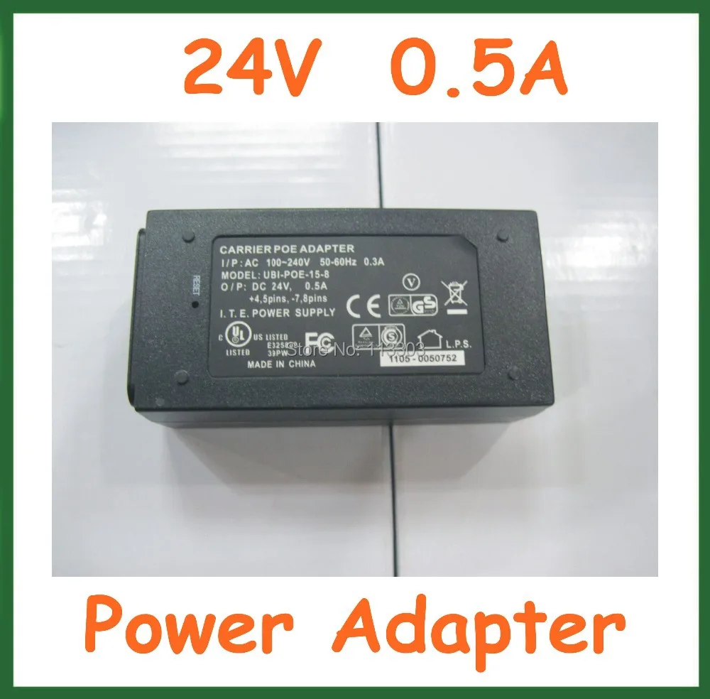 

AC 100V-240V to DC 24V 0.5A RJ45 Connector Charger POE Power Over Ethernet Power Supply Adapter