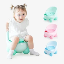 Горячая милое яйцо Детский горшок пластиковый QQ детский туалет бесплатно горшок щетка