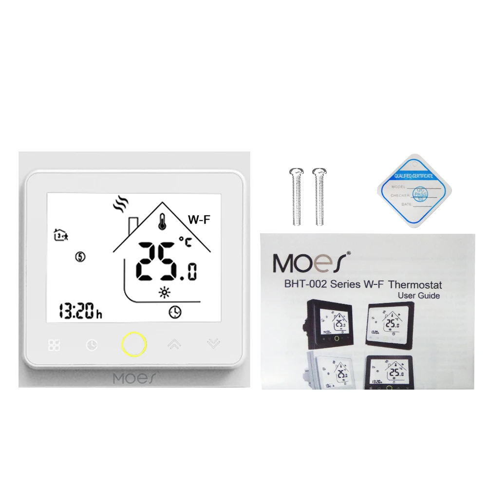 2019 MOES умный термостат Intellight регулятор температуры 5A вода/газовый котел для дома W-F/без W-F опционально