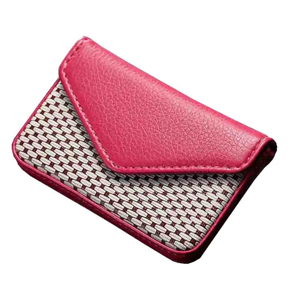 

Brand Wallet Leather Credit Card Holder RFID Leather Business Name Card Holder Case Wallet Credit Book with Magnetic Shut#L3$