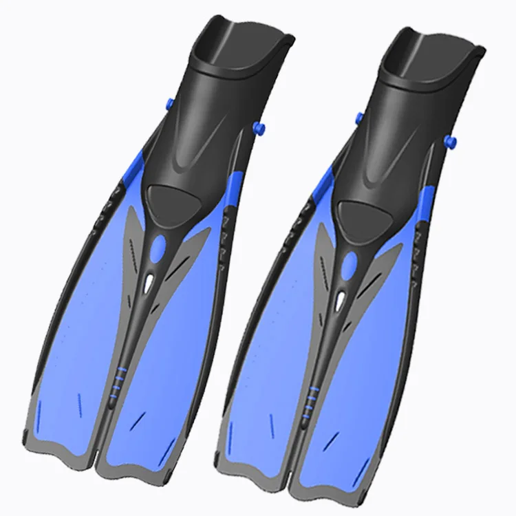 Дайвинг ласты для взрослых, профессиональные подводное плавание плавники длинный гибкий Дайвинг Ласты Погружные обувь синий