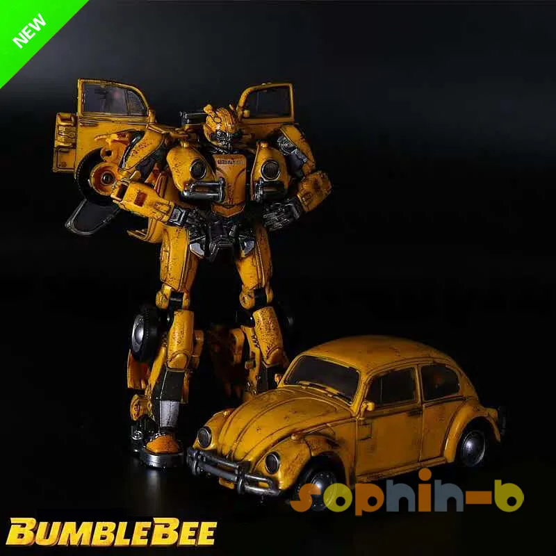 

Transformed Black Mamba SS18 Custom Paint Battle Damaged Bumblebee Movie Version LS-07 LS07 MPM07 Figure Toys