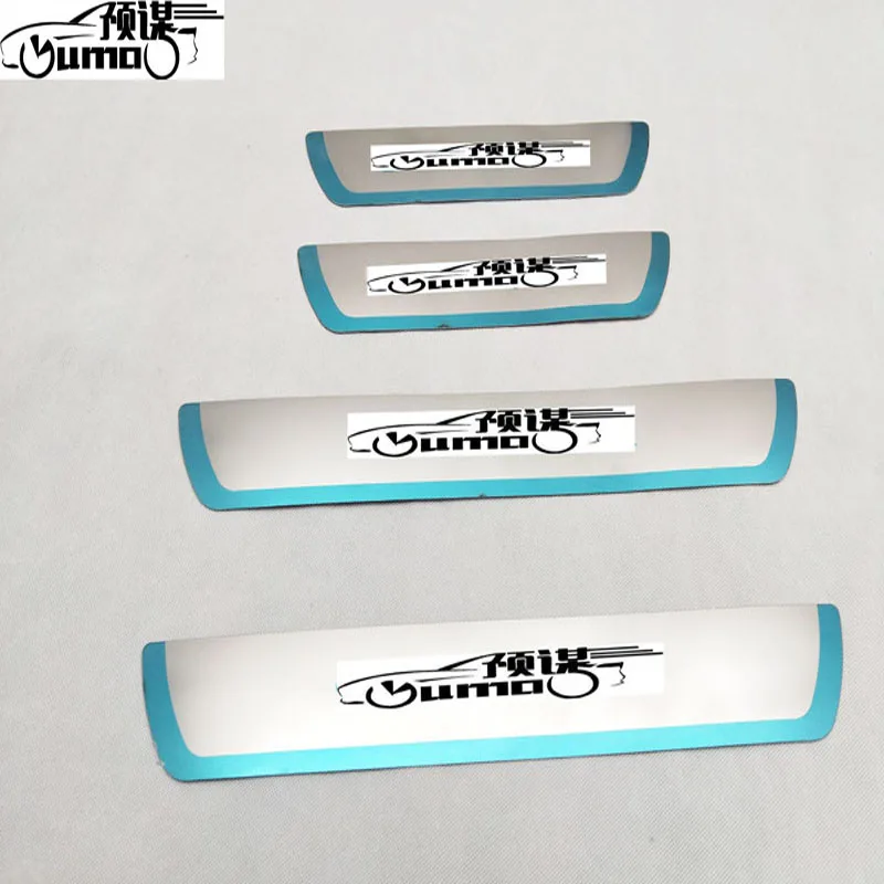 

For Renault Samsung QM3 Captur capture Kaptur 2014 2016 2018 Scuff Plate Door Sill strip welcome pedal car accessories