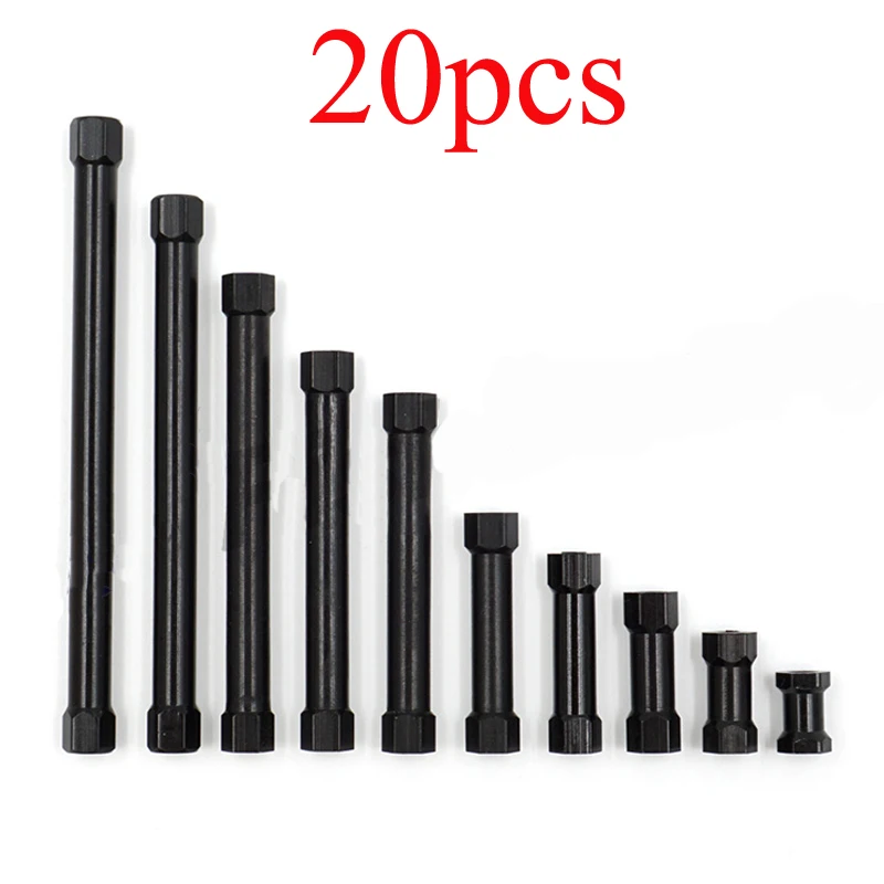 20PCS M3 Double-headed Hexagonal Aluminum Column Spacer Pillar Standoff Post Rod for Frame RC Drone Aircraft | Игрушки и хобби