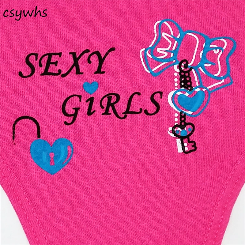 CSYWHS 6 шт. M L XL женские хлопковые стринги сексуальные трусики для девочек с