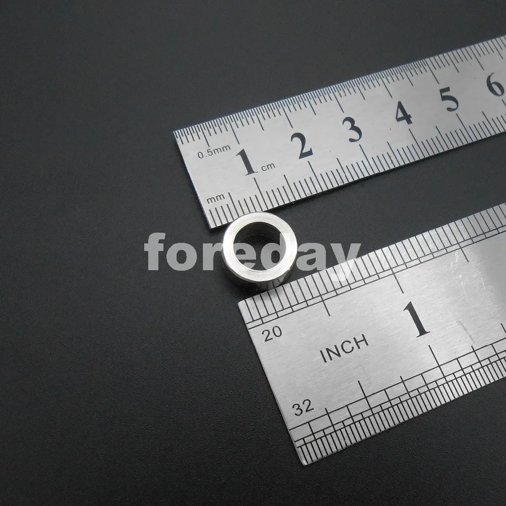 NEW 20PCS/LOT DIY 8MM 8.05MM Metal Bushing Axle Sleeve 2.3g Weight Stainless Steel Shaft Sleeve Chuck Chucks TH=5MM M8 *FD070X20