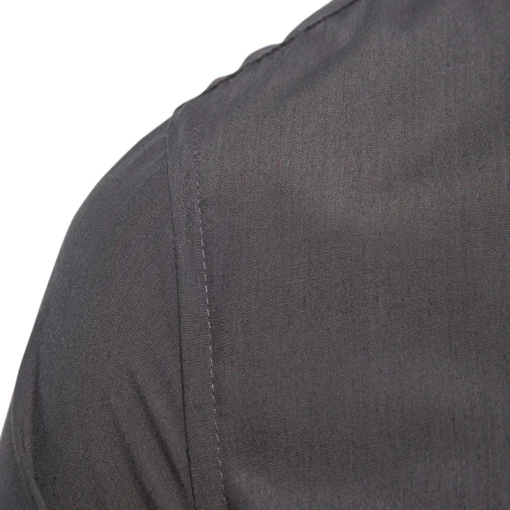 Мужская рубашка с длинным рукавом, высокое качество, Повседневная рубашка с карманом, приталенная Мужская рубашка, модная блузка, топ d90416, блузка