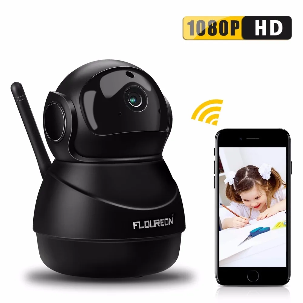  Baby Monitor Wifi 2 Vie Audio Intelligente Della Macchina Fotografica con Rilevazione di movimento 