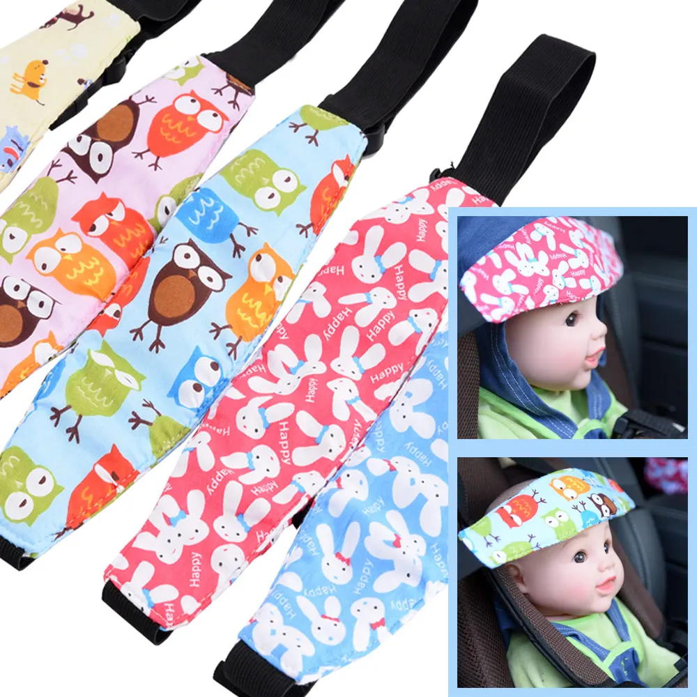 

Infants And Baby Head Support Pram Stroller Safety Seat Fastening Belt Adjustable Playpens Sleep Positioner for baby