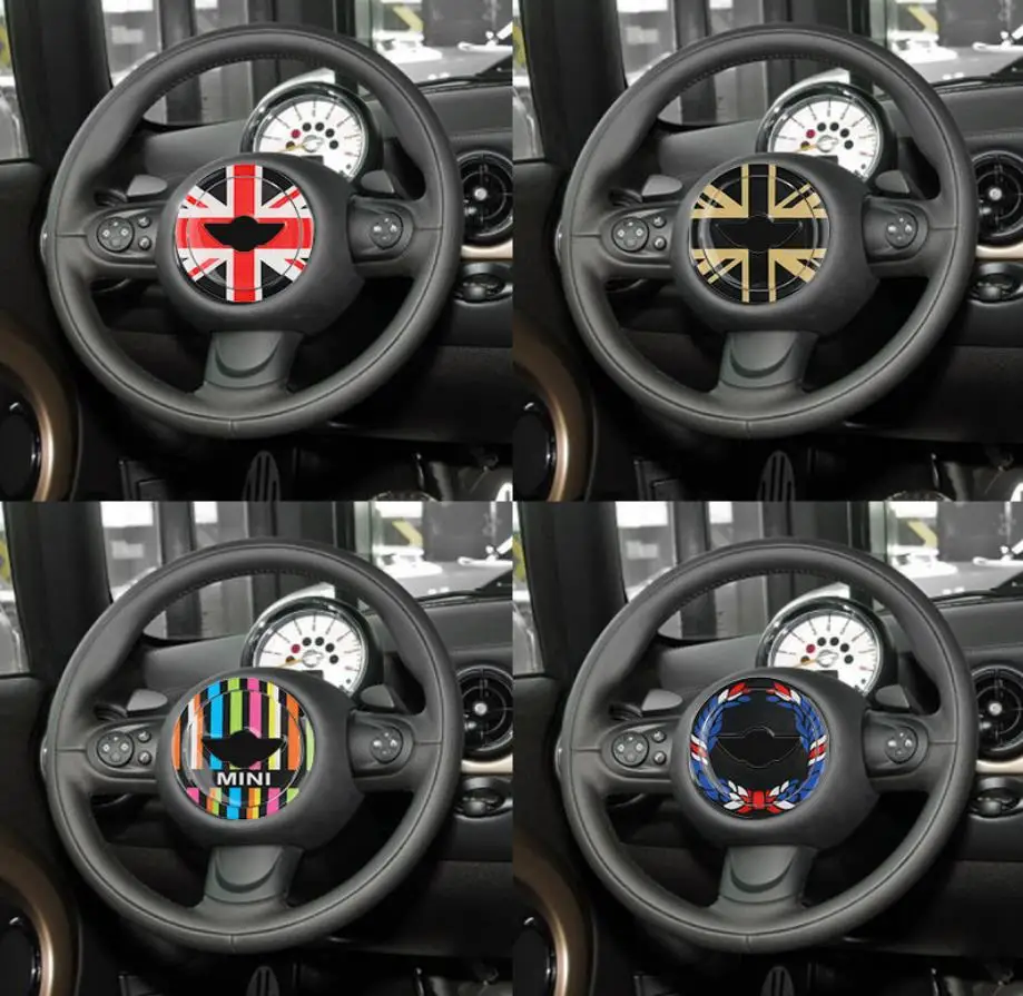 Наклейка на руль в центре украшение для BMW MINI Cooper JCW F54 F55 F56 F60 New Countryman