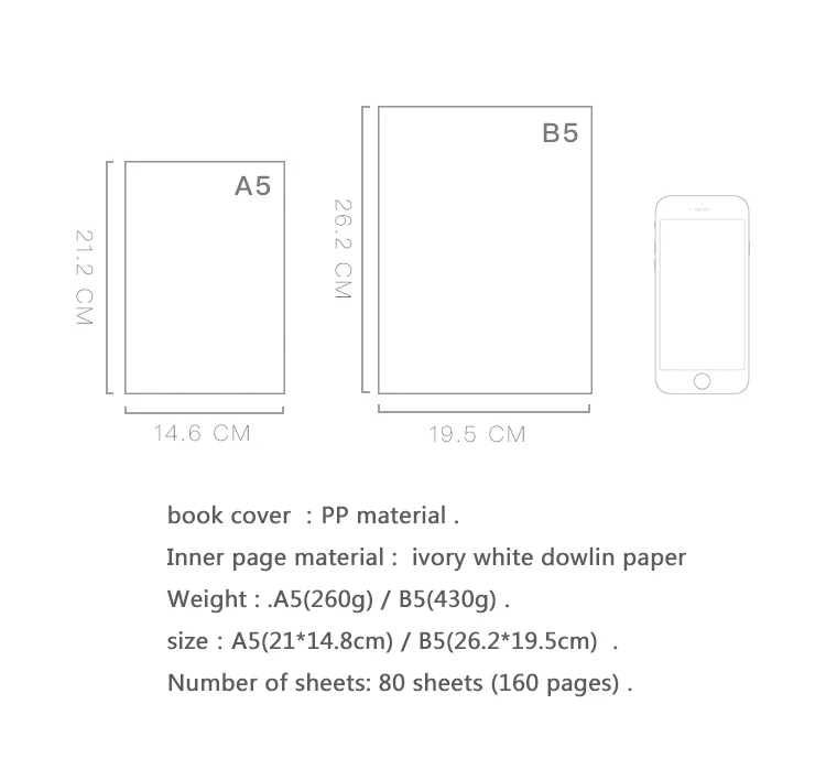 MUJI стиль A5 B5 точечная сетка пустая спираль блокнот бумага для заметок альбом для путешествий дневник filofax планировщик bullet agenda