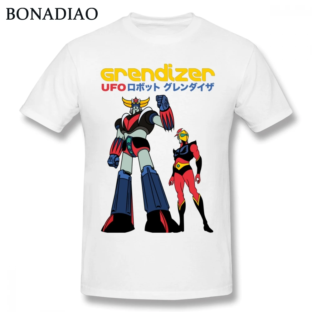 Awesome Grendizer НЛО робот футболка Человек Винтаж мультфильм графический принт органический хлопок S 6XL футболка| |
