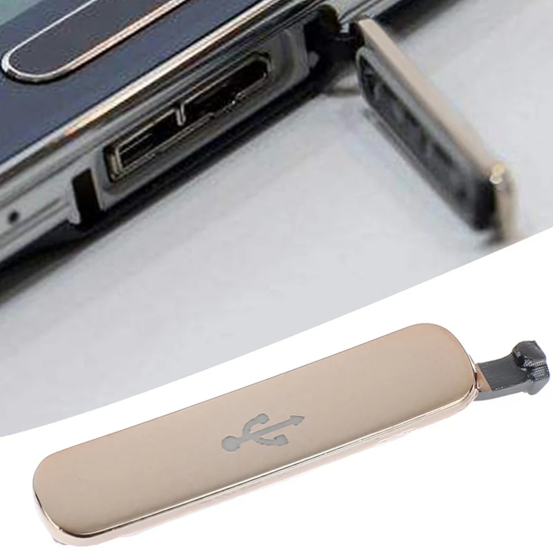 

USB Charge Port Flap Cover for Samsung Galaxy S5 G900F i9600 Charge Port Dust Plug Mobile Cell Phone Dustproof Plug