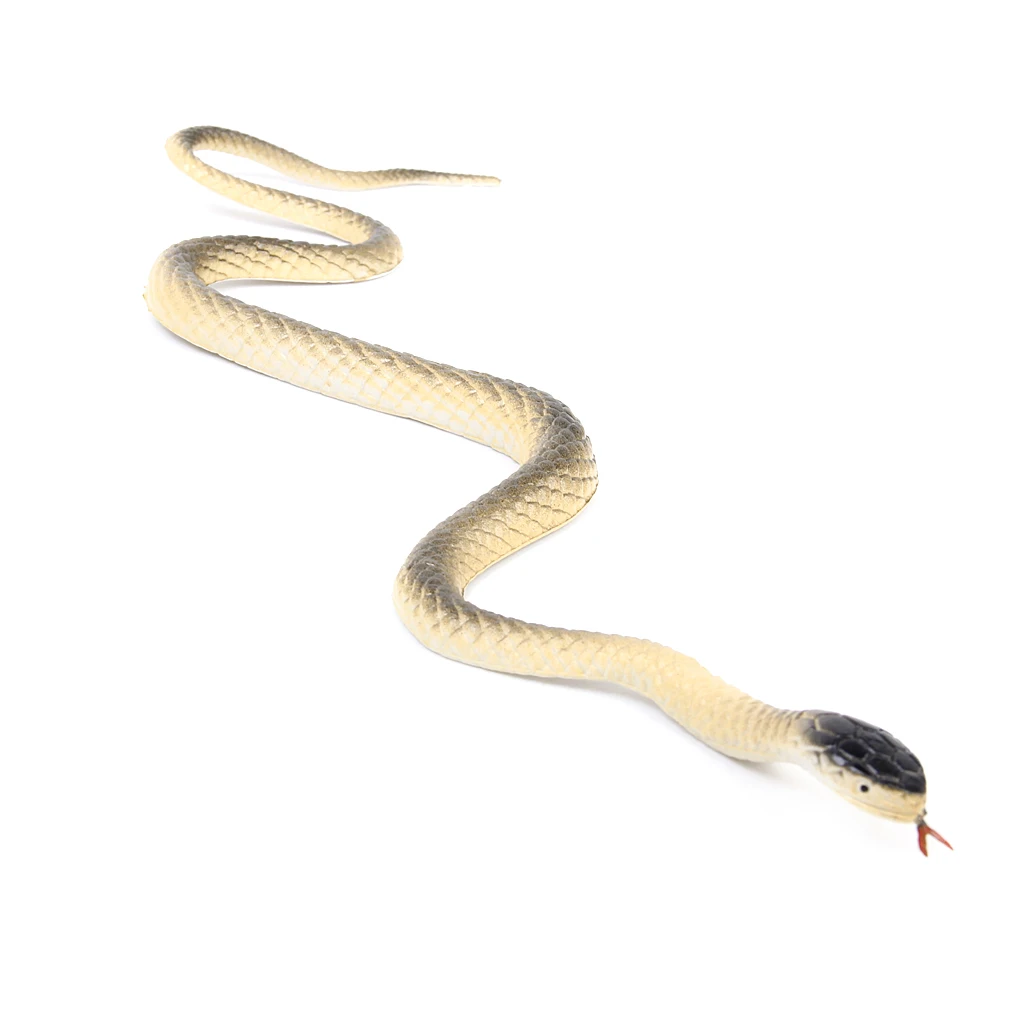 Realistic Rubber Fake Snake Wild Reptile Toy Garden Prop GAG Joke Prank Gift Realistic Rubber Fake Snake Wild Reptile Toy Garden Prop GAG Joke Prank Gift
