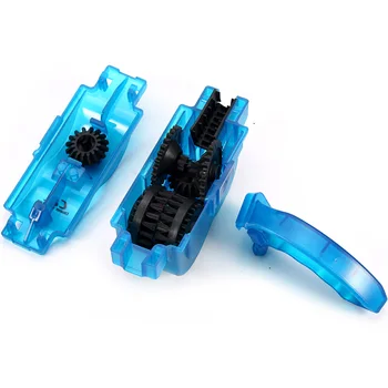 ZK30 Portable Bicycle Chain Cleaner Bike Brushes Scrubber Wash Tool Mountain Cycling Cleaning Kit Outdoor Accessory 2