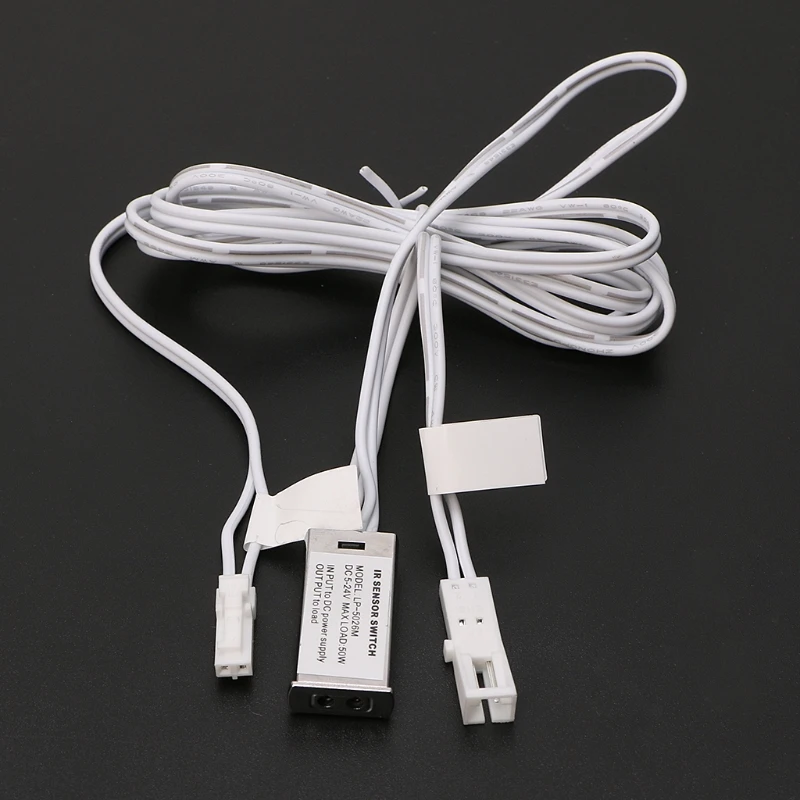 

12V/24V Wardrobe Cabinet Light Switch Infrared Door Control Switch 5A 60W Sensor Drop ShiP