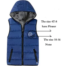 Enfant Gilets Automne Hiver 2016 Garçons Filles Gilet Avec A capot Vers Le Bas Veste Pour Enfants Casual Enfants Survêtement Manteaux Livraison gratuite