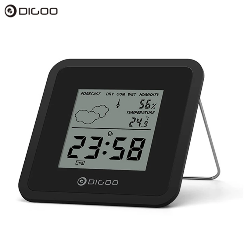

Digoo DG-FC25 Smart Home Automation Mini Almighty Weather Station Hygrometer Thermometer Forecast Sensor Alarm Clo-ck