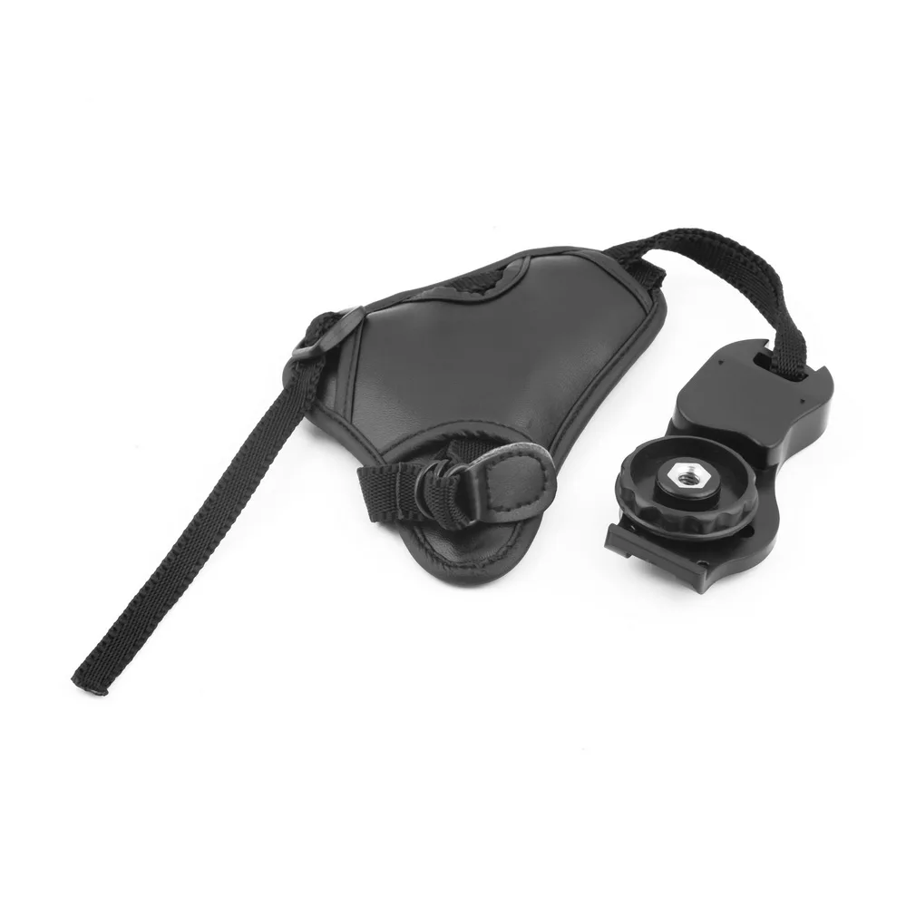 DSLR камера из искусственной кожи Быстрый ремешок на запястье мягкая ручка сумка для камеры универсальная для Canon Nikon sony Olympus черная