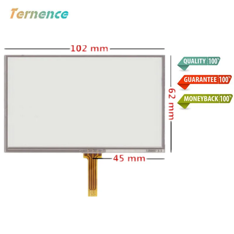 

Skylarpu New 4.3-inch 102mmx62mm Touch screen panels for HSD043I9W1-A00,GPS navigator,102x62mm Touch Screen Digitizer Panel