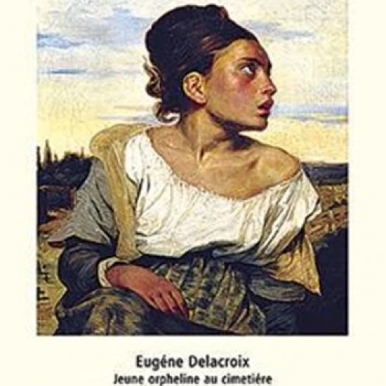 Orphan In Cemetery Poster Print by Eugene Delacroix (24 x 36)