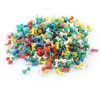 

Map Label Multicolor Metal Pushpins Thumbtack 350 Pcs for School Office