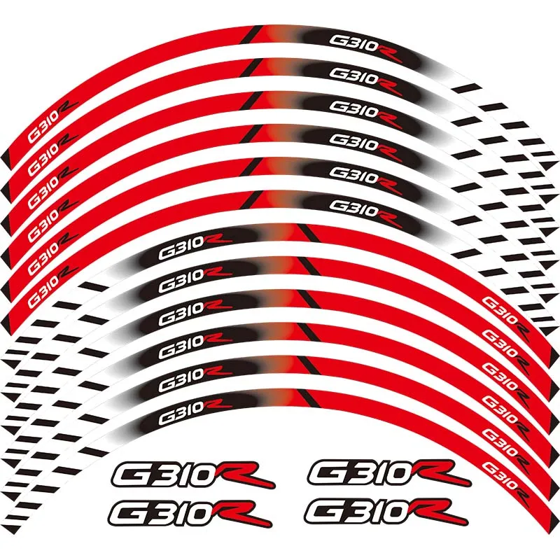 Высокое качество moto rcycles Светоотражающая наклейка moto rcycles наклейки на колеса светоотражающий обод мото полоса лента для BMW G310R 17''