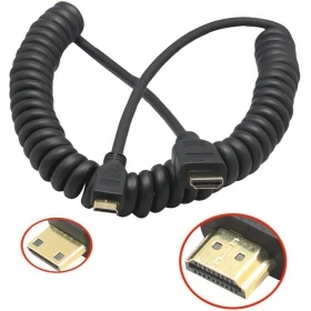 Мини Мужчина HDMI Stretch Весна кабель HDMI К C Тип для ASUS TF101 Планшеты DV MP4