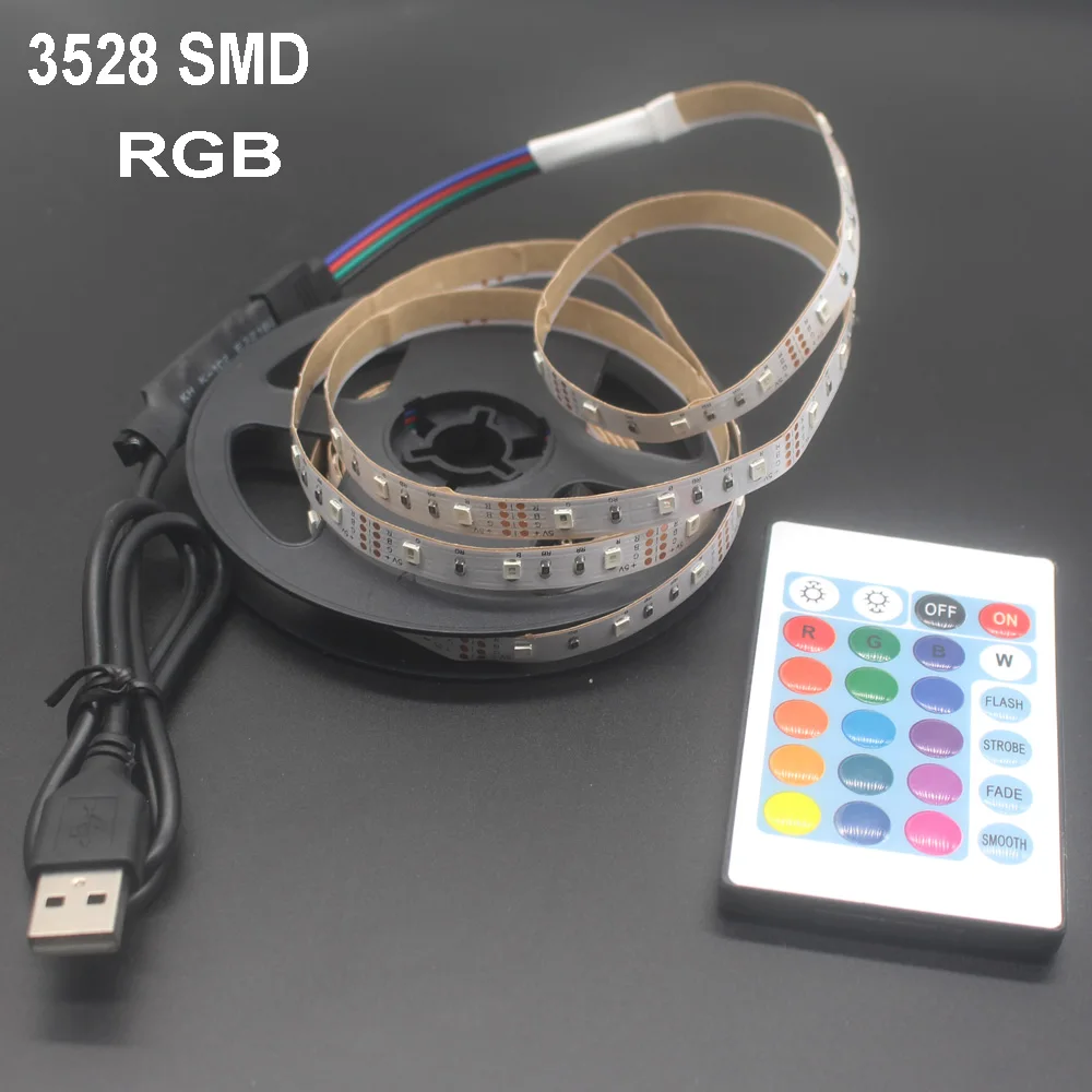 5V USB LED Strip light RGB 2835 HDTV TV Desktop PC Screen Backlight Bias lightin