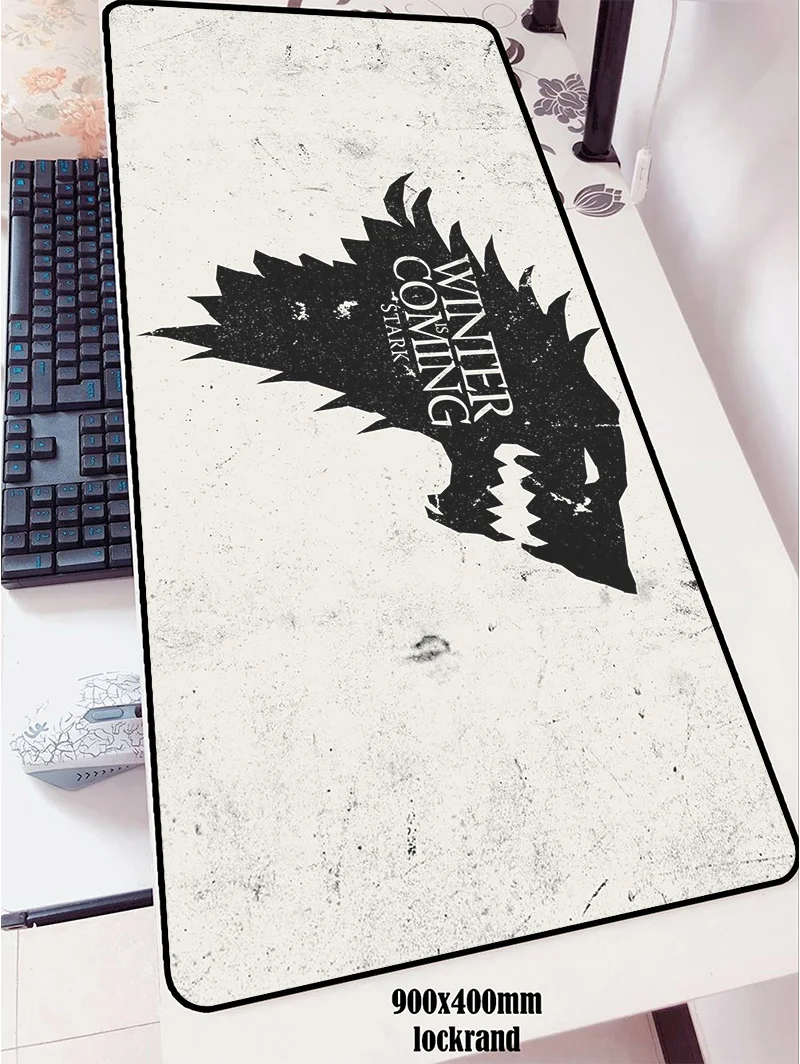 Коврик для мыши Game of Thrones 900x400 мм коврик для мыши notbook компьютерный коврик для мыши с блокировкой края игровой коврик геймерская клавиатура Коврик для мыши